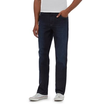 Big and tall dark blue 'texas' relaxed fit jeans